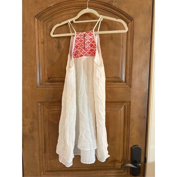 Boho Embroidered Halter Mini Dress – Size M - Picture 6 of 9
